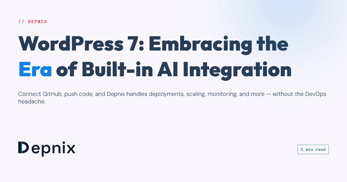 WordPress 7: Embracing the Era of Built-in AI Integration